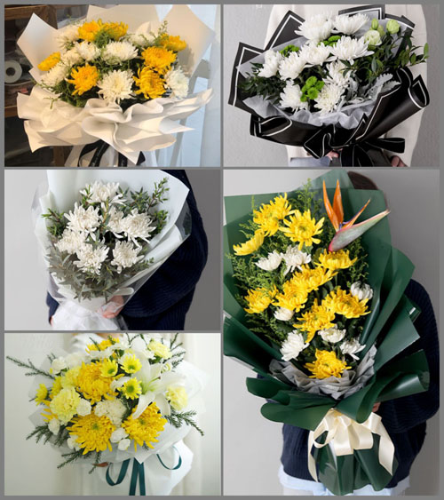 山东临沂沂南县界湖街道西芙蓉社区白事花束代送